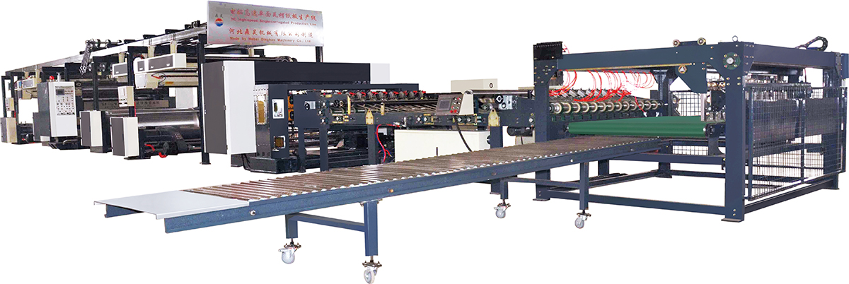 Corrugated Cardboard Single Sheet Production Line