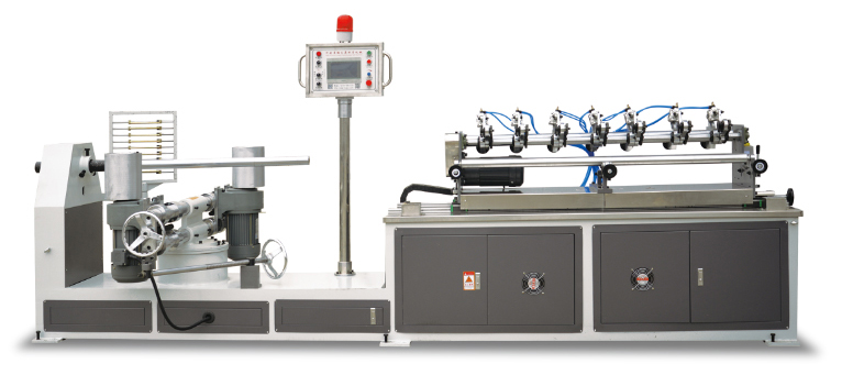  ماكينة CNC برأس مزدوج وشفرات متعددة لتشكيل أنابيب ورق، سلسلة TZ-60
